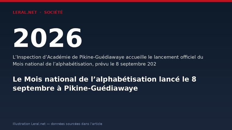 Pikine-Guédiawaye accueillera le lancement du Mois national de l’alphabétisation