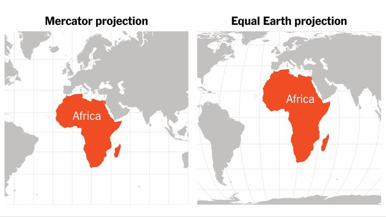 L’ONU adopte une résolution rétablissant la taille réelle de l’Afrique