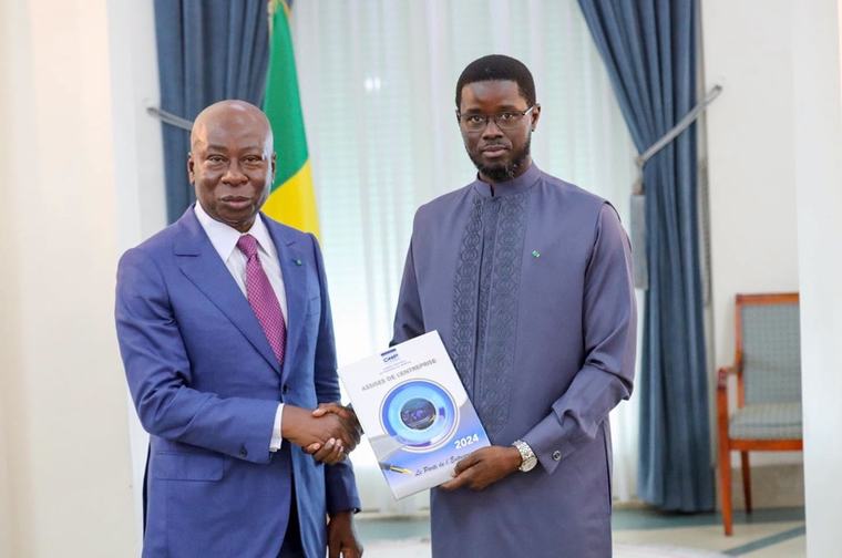 Palais : le Président Bassirou Diomaye Faye reçoit le mémorandum des propositions du patronat sénégalais