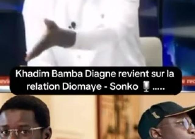 Tensions Diomaye-Sonko: Khadim Bamba Diagne met en garde contre les conséquences économiques